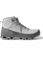 ON - Cloudrock Waterproof Rubber-Trimmed Mesh Boots - Gray