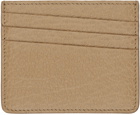 Maison Margiela Beige Leather Card Holder