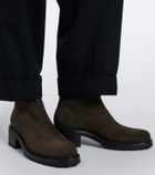 The Row Hike suede ankle boots
