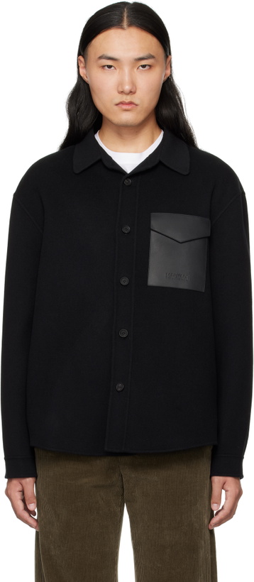 Photo: MACKAGE Black Emmanuel Double-Face Wool Jacket