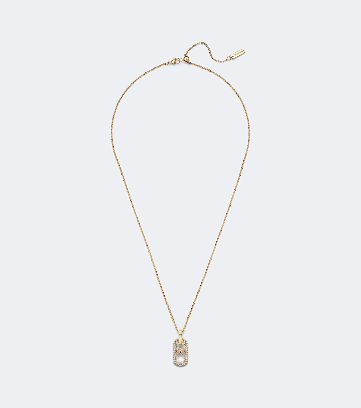 Messika So Move 18kt gold necklace with diamonds