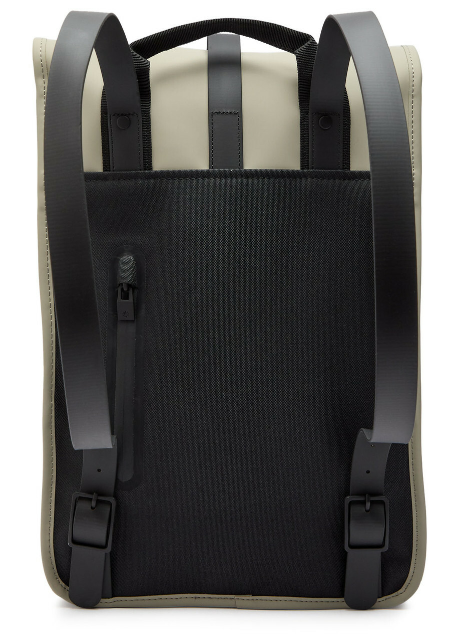Rains Mini Rubberised Backpack - Sage - One Size