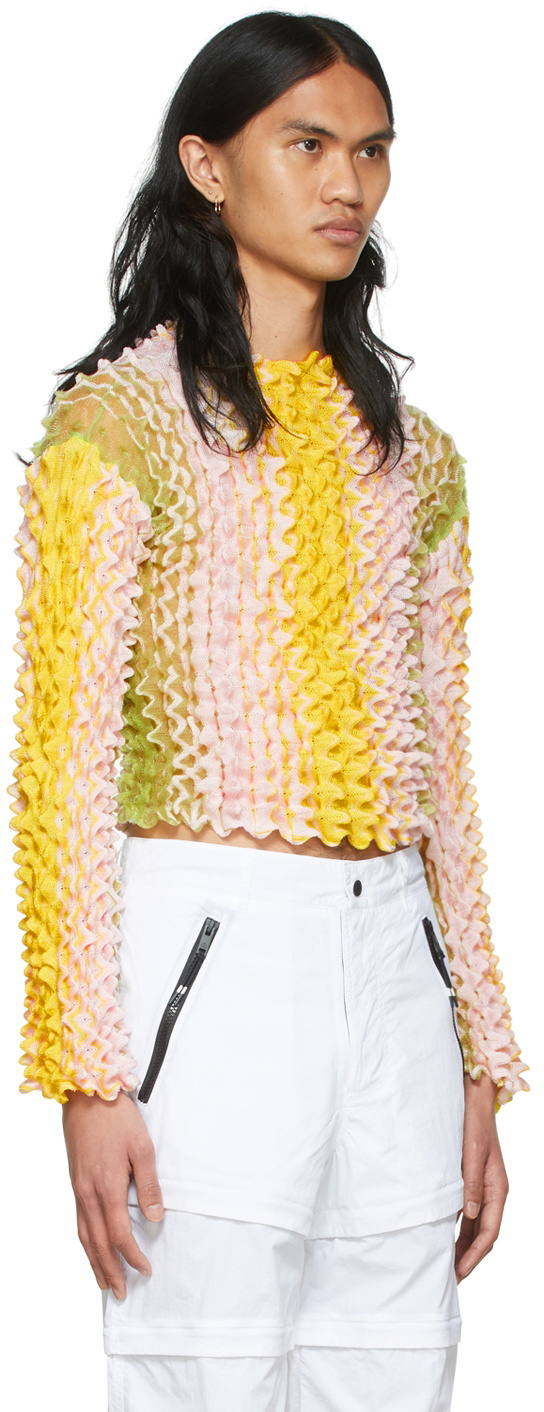 Chet Lo SSENSE Exclusive Multicolor Viscose Turtleneck