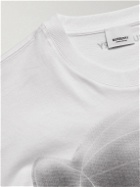 Burberry - Elon Printed Cotton-Jersey T-Shirt - White