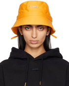 Jacquemus Orange 'Le bob Gadjo' Bucket Hat