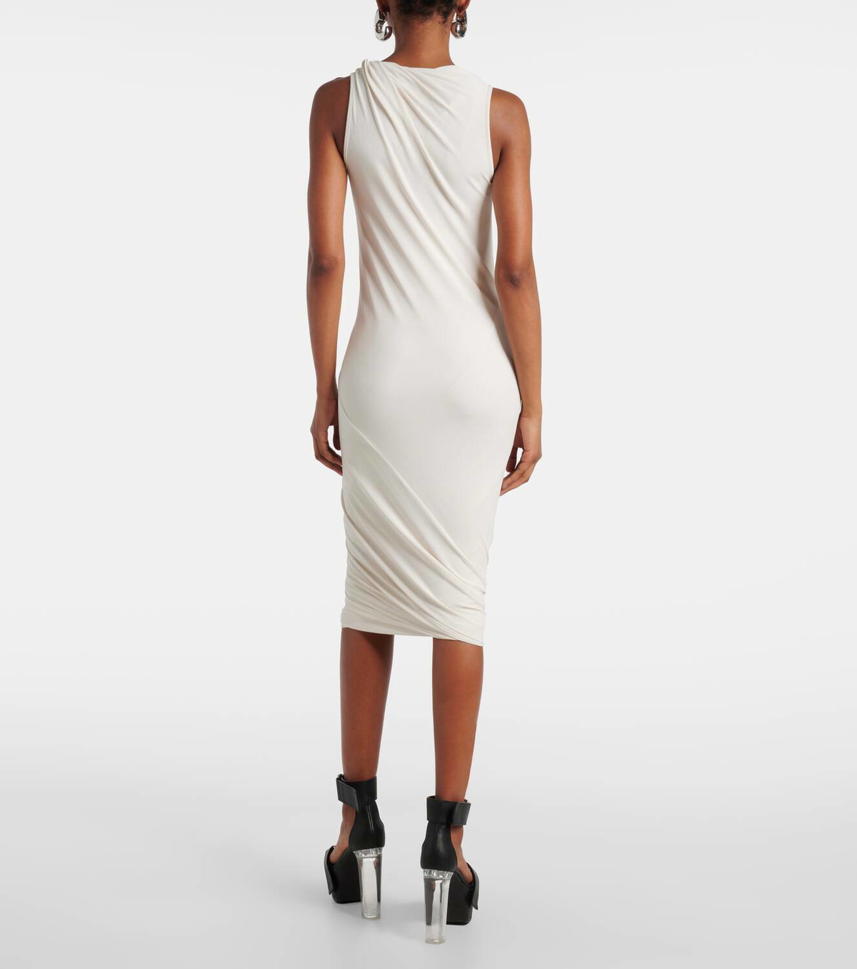Rick Owens Lilies Luna gathered minidress Rick Owens