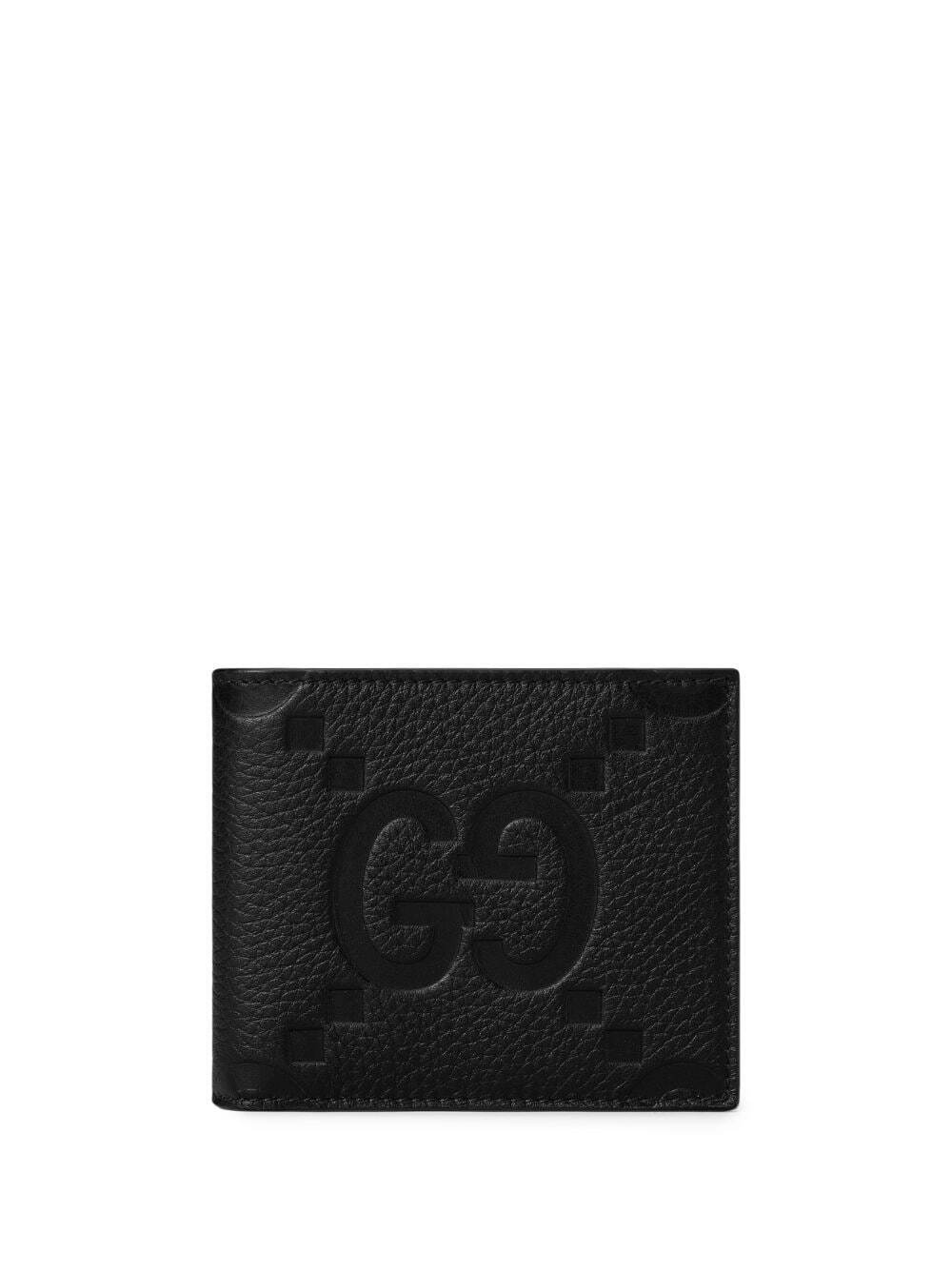 Gucci Wallet - Black Leather GG Green/Red Stripe Mens Guccisima