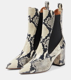 Paris Texas Anja 70 printed leather boots