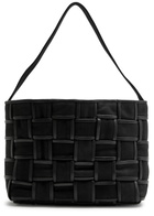 ST. Agni Woven Mini Suede Tote - Black - One Size