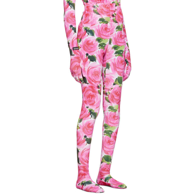 Richard Quinn Pink Floral Leggings