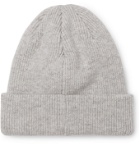 Norse Projects - Ribbed Mélange Merino Wool Beanie - Gray
