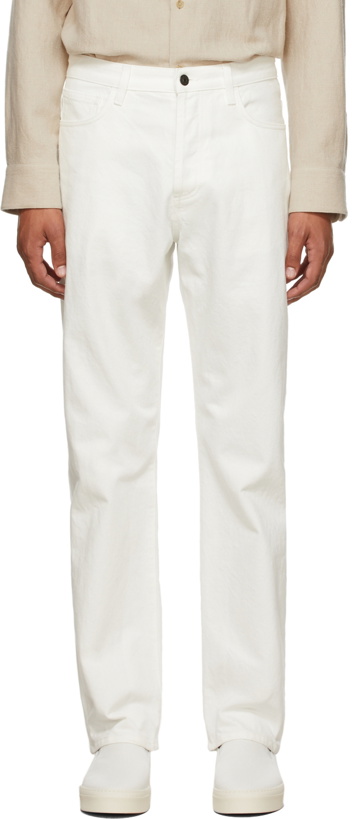 Photo: The Row White Monroe Jeans