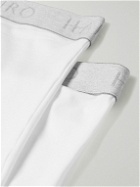 Hanro - Two-Pack Stretch-Cotton Boxer Briefs - White