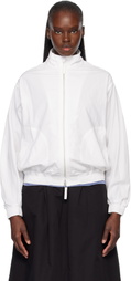 Nothing Written White Panny Harrington Jacket