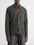 NN07 - Gavin 60073 Bouclé Wool-Blend Cardigan - Green