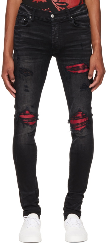 Photo: AMIRI Black Ultra Suede MX1 Jeans