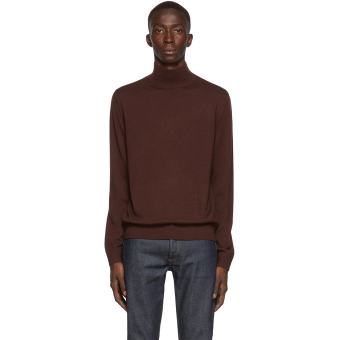 Photo: A.P.C. Burgundy Glen Turtleneck