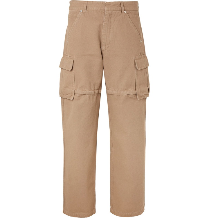 Photo: Jacquemus - Cotton-Canvas Zip-Off Cargo Trousers - Neutrals