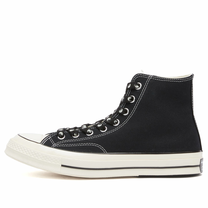 Photo: Converse Men's Chuck Taylor 1970s Hi Sneaker in Black/Egret/Black