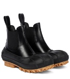 Stella McCartney - Faux leather and rubber Chelsea boots
