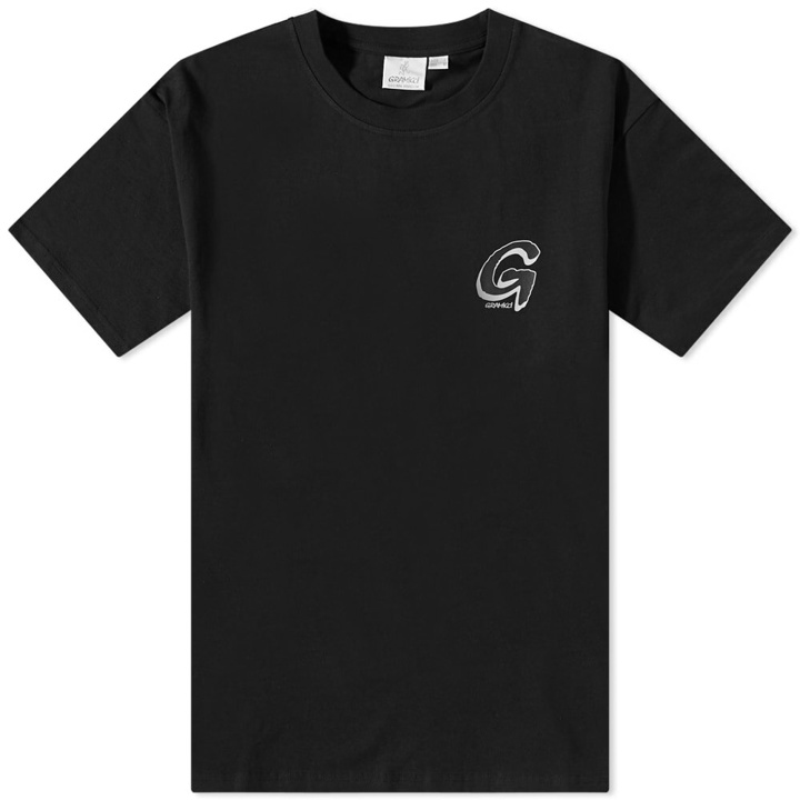 Photo: Gramicci Men's Big G-Logo T-Shirt in Black