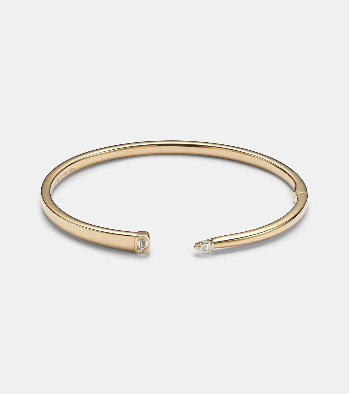 Bucherer Fine Jewellery Inner Fire 18kt gold bangle with diamonds