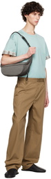 Bottega Veneta Gray Crossroad Small Bumbag