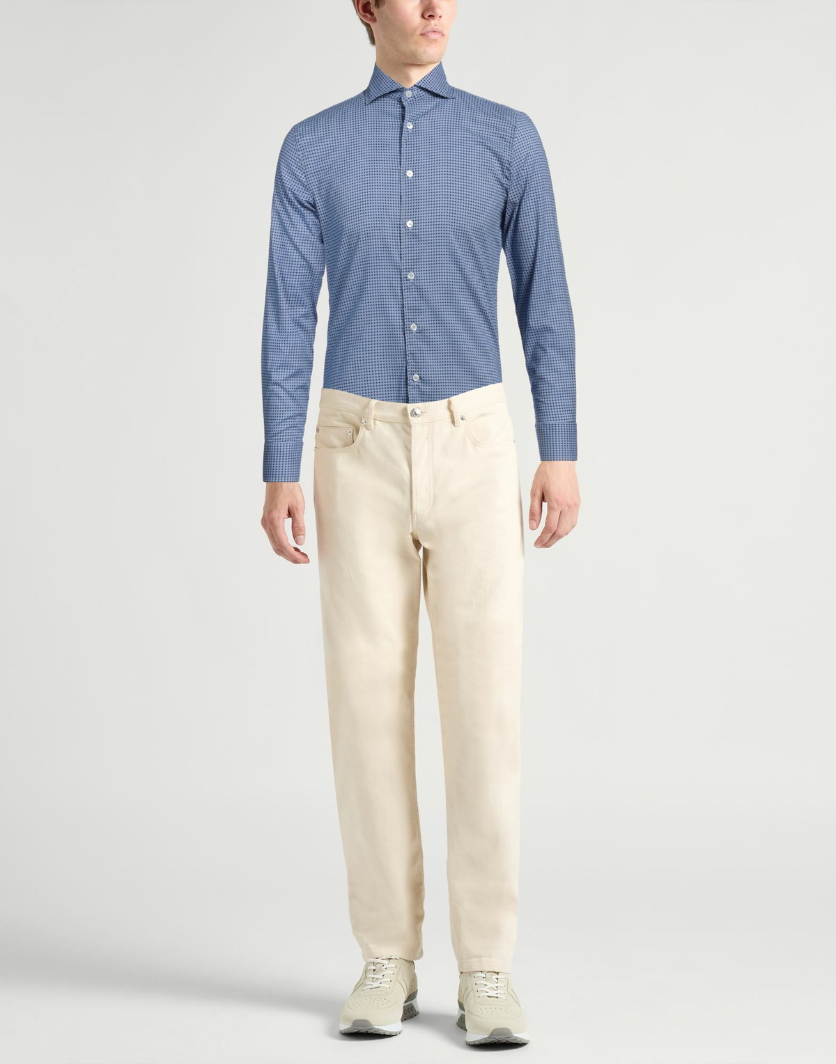 Fedeli Mens Shirt in Blue