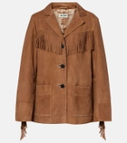 Rixo Fringed suede jacket