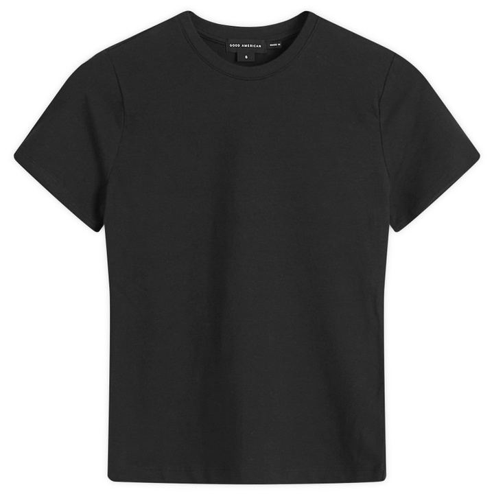 Photo: Good American Women's Baby T-Shirt in Black