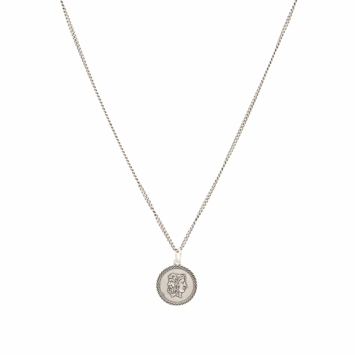 Serge DeNimes Men's Dual Necklace in Silver 