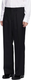 Second/Layer Black Saico Trousers