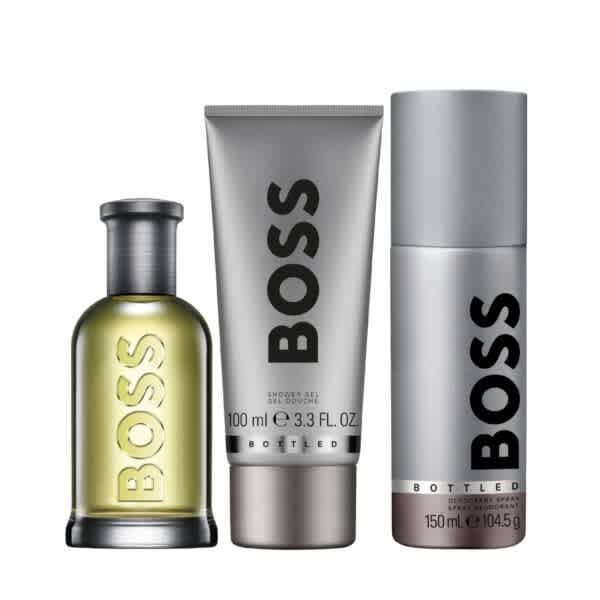 Hugo Boss Mens Boss Bottled Gift Set Fragrances 3616305439444