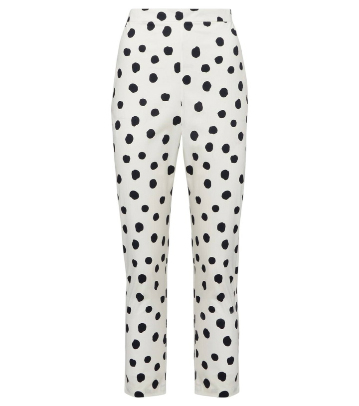 Photo: Adriana Degreas Cotton-blend capri pants