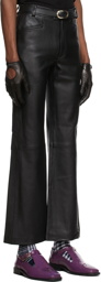 Ernest W. Baker Black Leather Pants