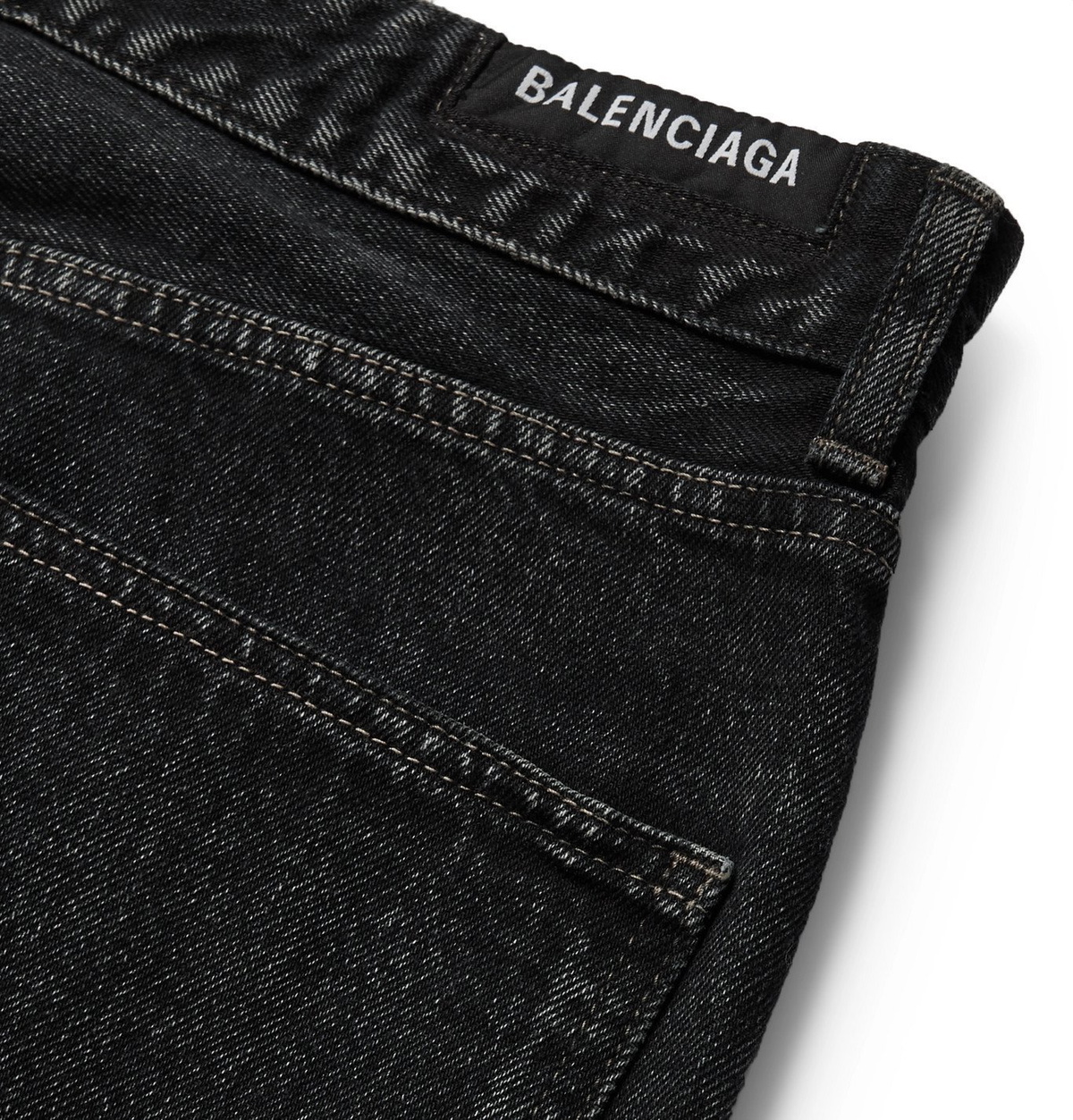 Balenciaga - Wide-Leg Denim Jeans - Black Balenciaga