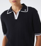 Dolce&Gabbana Embroidered cotton polo shirt