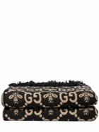 GUCCI - Gg Patterned Wool Blend Throw W/ Fringe