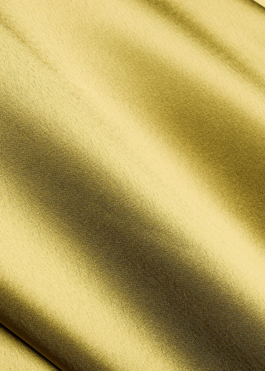 Galvan Pandora Scarf-effect Satin Midi Dress Olive