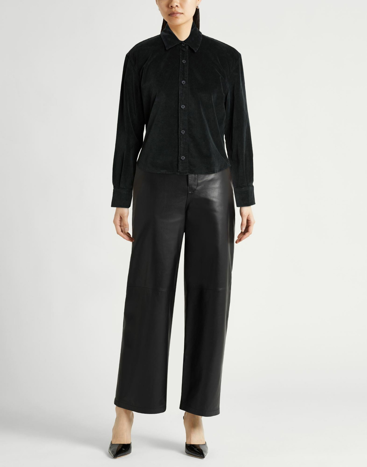 Crossley Womens Shirt Charcoal