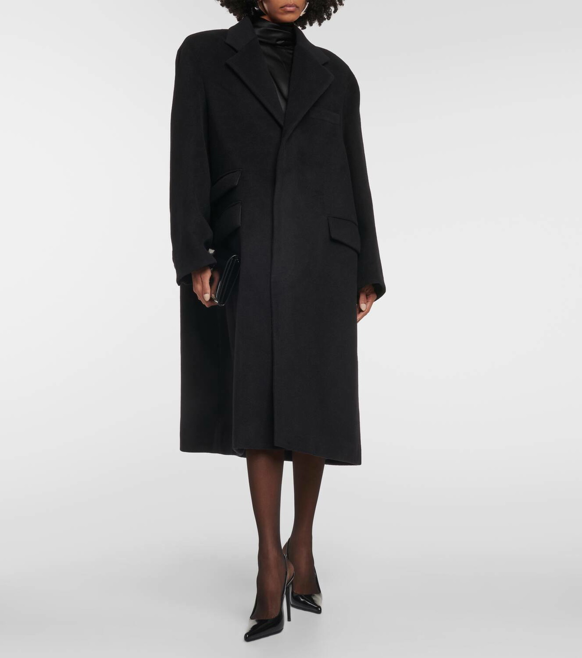 louren ローレン/Oversize wool trench coat louren oversize wool trench coat