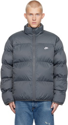 Nike Gray Sportswear Club Puffer Jacket