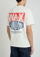 Wax London Dean Logo-print Cotton T-shirt White