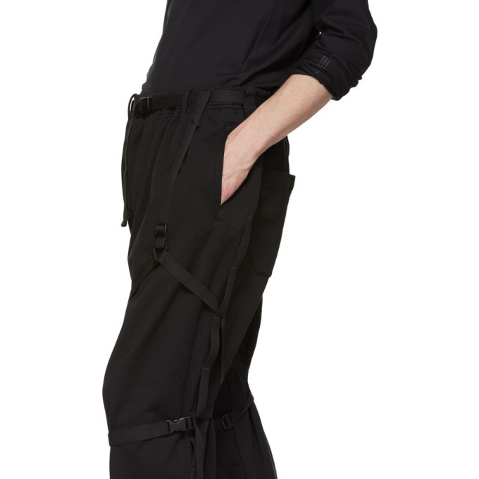 Y-3 Black Parachute Cropped Lounge Pants Y-3