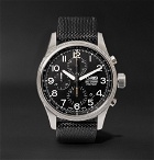Oris - Pro Pilot Automatic Chronograph 44mm Stainless Steel and Canvas Watch - Men - Black