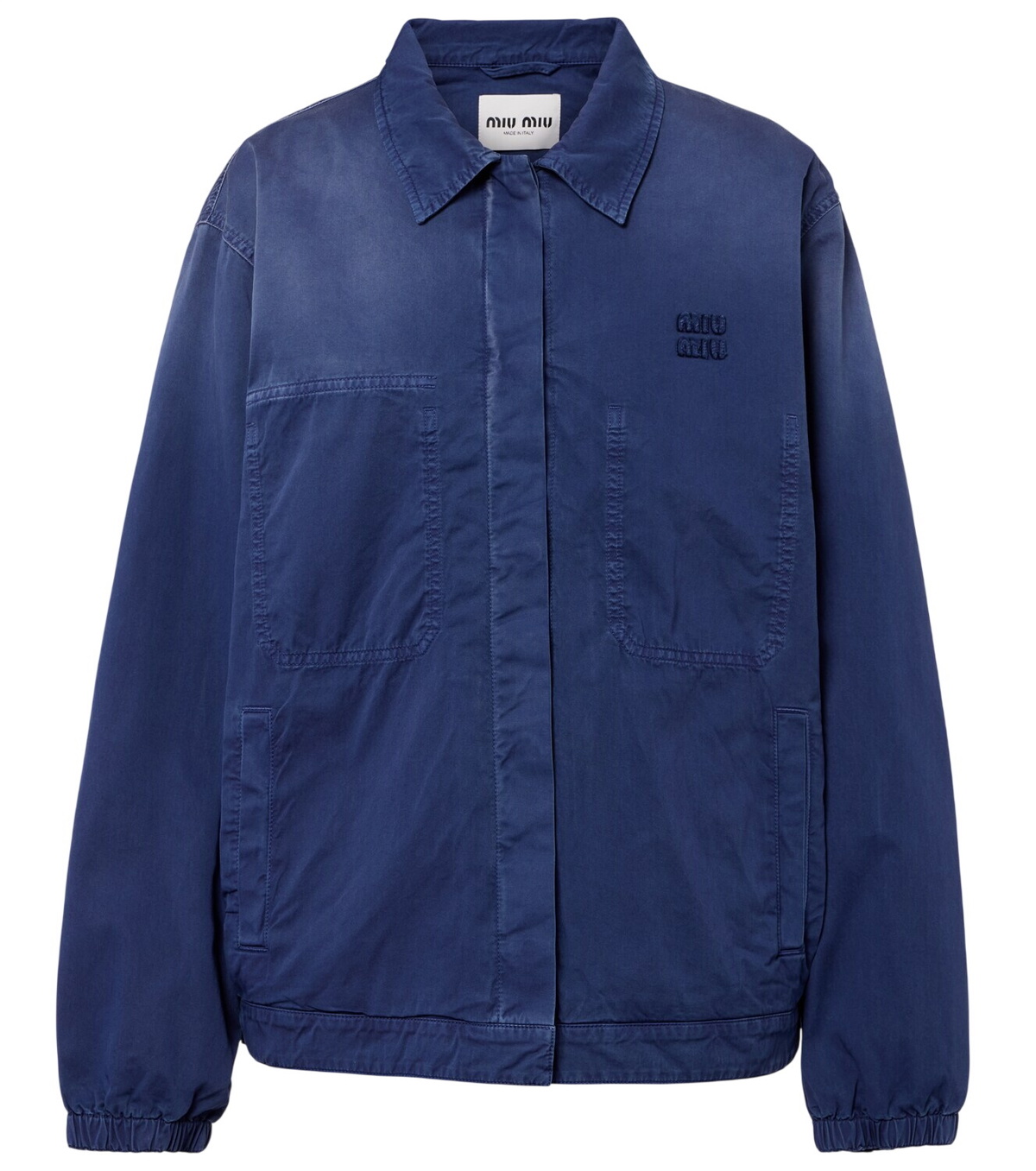 Miu Miu Technical cropped track jacket Miu Miu