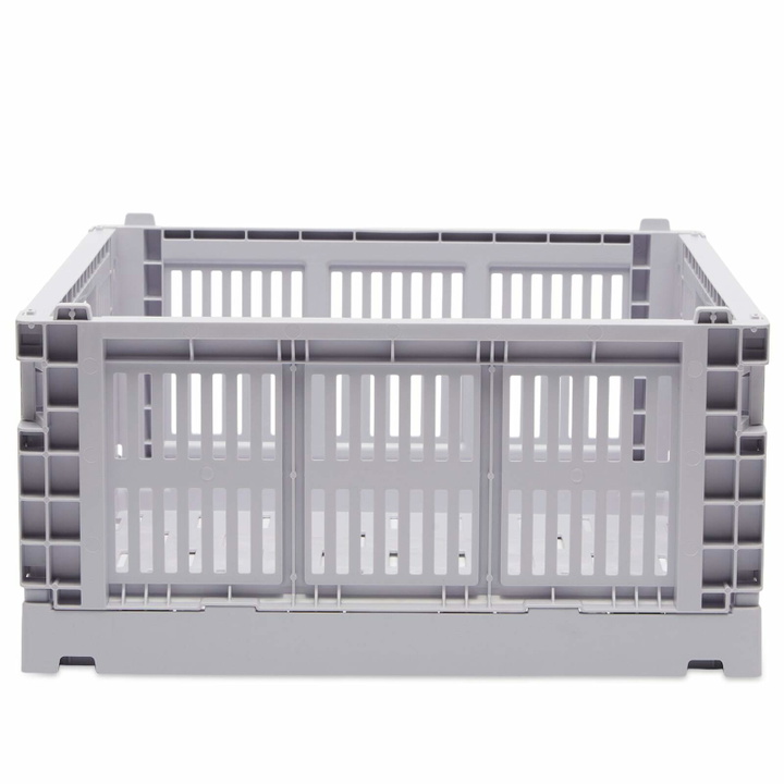Photo: HAY Medium Square Recycled Colour Crate in Lavender 