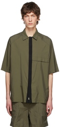 Tom Wood Khaki Nylon Shirt