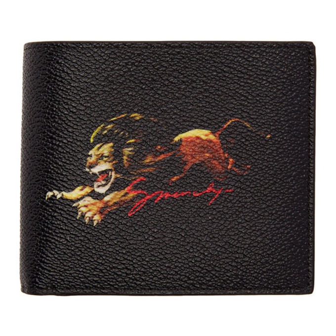 Photo: Givenchy Black Lion Logo Wallet