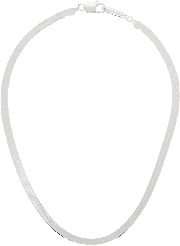 Photo: Martine Ali Thin Herringbone Chain Necklace